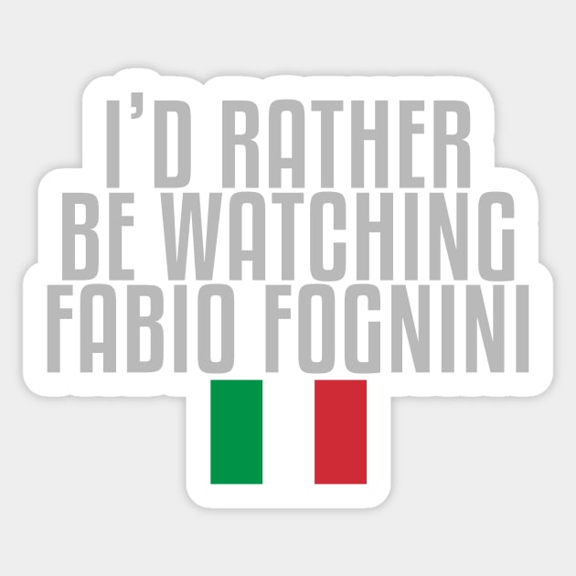 I'd rather be watching Fabio Fognini Sticker by mapreduce